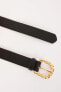 Фото #2 товара Ремень defacto Kadın Oval Toka Faux Leather Classic Belt