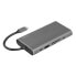 Фото #5 товара LogiLink UA0383 - Wired - USB 3.2 Gen 1 (3.1 Gen 1) Type-C - 100 W - 3.5 mm - 10,100,1000 Mbit/s - Silver
