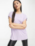 Фото #1 товара Urban Classics extended shoulder short sleeve tee in lilac