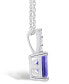 Tanzanite (1-1/8 Ct. t.w.) and Diamond Accent Pendant Necklace