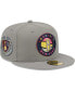 ფოტო #1 პროდუქტის Men's Gray Brooklyn Nets Color Pack 59FIFTY Fitted Hat