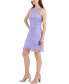 Women's Round-Neck Sleeveless Lace Sheath Dress