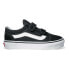 Кроссовки Vans Old Skool V black / true white, 33 - фото #1