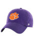 Фото #1 товара Men's Purple Clemson Tigers Classic Franchise Legacy Fitted Hat