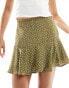 Фото #4 товара Stradivarius polka dot skort in khaki