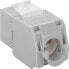 Фото #3 товара Wentronic Keystone Module RJ45 CAT 6A - UTP - Flat - Grey - RJ-45 - LSA - Female - 22/26