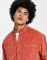 Фото #3 товара ASOS DESIGN 90s oversized cord shirt in vintage washed rust