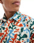 Parlez printed short sleeve shirt in multi