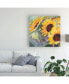 Фото #3 товара Sandra Iafrate Sunflowers in Watercolor I Canvas Art - 15" x 20"