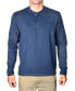 ფოტო #1 პროდუქტის Men's Stretch Jersey 3-button Henley