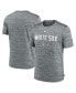 Фото #1 товара Men's Heather Gray Chicago White Sox Authentic Collection Velocity Performance Practice T-shirt