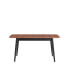 Фото #6 товара Lanae Dining Table, Natural & Black Finish