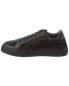 Ferragamo Cavallino Haircalf & Leather Sneaker Men's Black 5.5 M