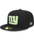 Фото #2 товара Men's Black New York Giants Multi 59FIFTY Fitted Hat