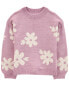 Kid Floral Mohair-Like Sweater 12 Фиолетовый, Kid, 12 - фото #5