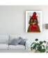 Фото #3 товара Fab Funky Maine Coon Cat Red Hat Canvas Art - 15.5" x 21"