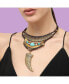 Women's Horn Statement Necklace Золотистый - фото #3