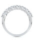 ფოტო #3 პროდუქტის Diamond Seven Stone Band (1/2 ct. t.w.) in 14k White, Yellow or Rose Gold