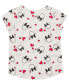 Little Girls Minnie Hearts Short Sleeve T-shirt and Dress, 2 Pc. Set