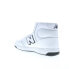 Фото #11 товара New Balance 480 BB480COA Mens White Leather Lifestyle Sneakers Shoes