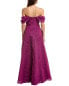 Фото #2 товара Theia Joelle Off-Shoulder Gown Women's