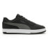 Фото #1 товара Puma Caven 2.0 Buck 39520203 Mens Black Leather Lifestyle Sneakers Shoes