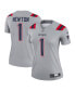 Фото #1 товара Women's Cam Newton Gray New England Patriots Inverted Legend Jersey