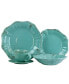 Фото #5 товара Fleur De Lys 20 Piece Dinnerware Set in Turquoise
