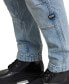 Фото #10 товара Men's Tapered-Fit Rovic Zip Moto Jeans