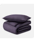 Фото #1 товара Organic Cotton Sateen Duvet Cover Set Twin/Twin XLong