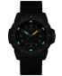 Фото #2 товара Наручные часы American Exchange Men's Chronograph Leather Strap Watch 44mm Gift Set.