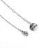 Gentle necklace with a heart of Deep Love Silver