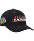 ფოტო #1 პროდუქტის Men's Black Chicago Blackhawks LOFI Pro Snapback Hat