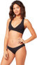 Фото #1 товара L*Space 257708 Women's Toranto Bikini Top Black Swimwear Size Small