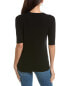 Фото #2 товара Two Bees Cashmere Classic Wool & Cashmere-Blend T-Shirt Women's S