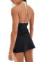 Фото #4 товара Free Society halter mini beach dress in black and white