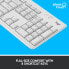 Logitech MK295 Silent Wireless Combo - Full-size (100%) - RF Wireless - QWERTY - White - Mouse included