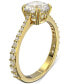 ფოტო #2 პროდუქტის Gold-Tone Constella Crystal Cocktail Ring
