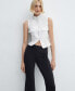 ფოტო #3 პროდუქტის Women's High-Rise Wideleg Trousers