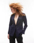 Фото #1 товара Topshop co-ord fitted blazer in navy