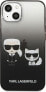 Karl Lagerfeld Karl Lagerfeld KLHCP13STGKCK iPhone 13 mini 5,4" hardcase czarny/black Gradient Ikonik Karl & Choupette