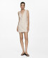 ფოტო #1 პროდუქტის Women's Short Linen Dress