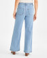 ფოტო #2 პროდუქტის Petite High-Rise Wide-Leg Jeans, Created for Macy's