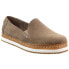 TOMS Palma Leather Wrap Slip On Womens Beige Flats Casual 10014284