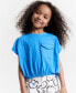 Фото #1 товара Girls Side-Tie Top, Created for Macy's