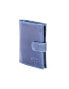 Фото #5 товара Мужское портмоне кожаное синие вертикальное на кнопке Portfel-CE-PR-D1072L-VTU.84-granatowy Factory Price