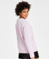 Фото #2 товара Women's Fuzzy-Knit Crewneck Sweater, Created for Macy's