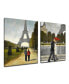 Фото #2 товара 'Romantic Walk I/II' 2 Piece France Canvas Wall Art Set