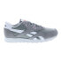 Фото #2 товара Reebok Classic Nylon Mens Gray Suede Lace Up Lifestyle Sneakers Shoes