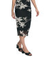 ფოტო #3 პროდუქტის Women's Printed Ruched Pull-On Skirt